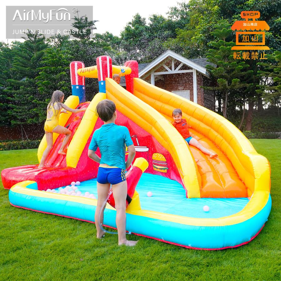 秋冬の主役◎ HO!!PS プール 遊具 ビニールプール トランポリン 大型遊具 エア遊具 ウォータースライダー トレジャーアイランド 【I9158754187】(33000円)