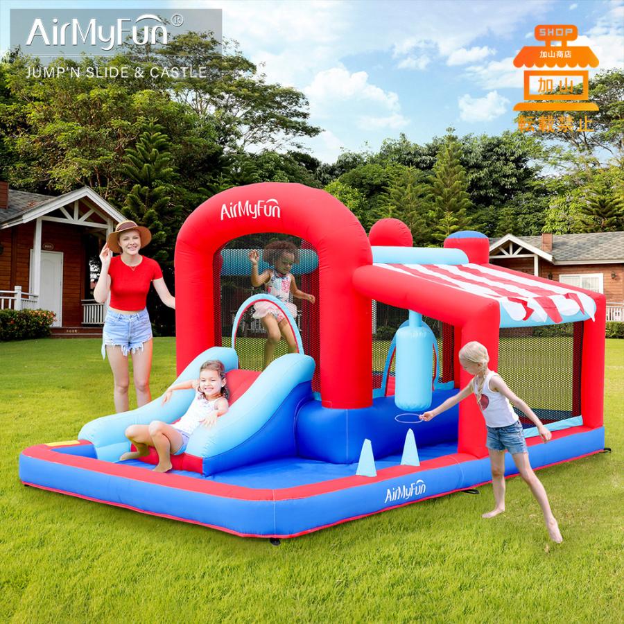 【新入荷】 HO!!PS プール 遊具 ビニールプール トランポリン 大型遊具 エア遊具 ウォータースライダー トレジャーアイランド 【HOV7460218958】(26880円)