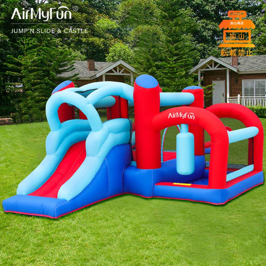 期間セール ！ HO!!PS プール 遊具 ビニールプール トランポリン 大型遊具 エア遊具 ウォータースライダー トレジャーアイランド 【DGJ5818853125】(20966円)