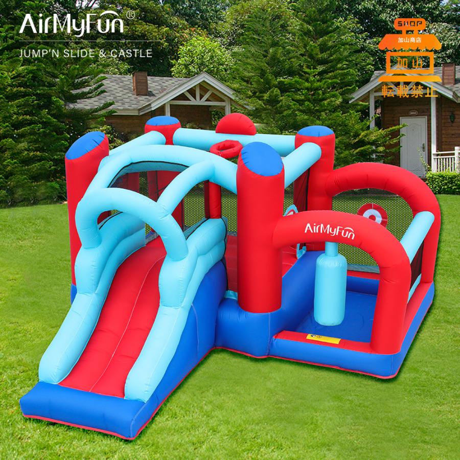 期間セール ！ HO!!PS プール 遊具 ビニールプール トランポリン 大型遊具 エア遊具 ウォータースライダー トレジャーアイランド 【DGJ5818853125】(20966円)