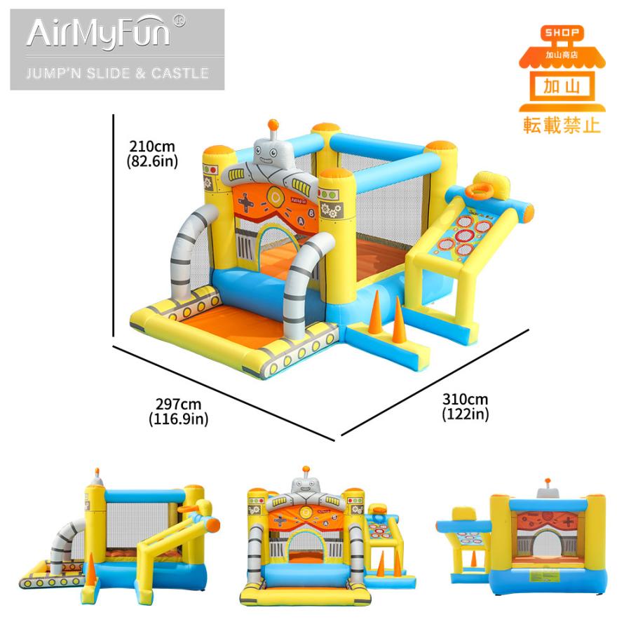 送料無料 HO!!PS プール 遊具 ビニールプール トランポリン 大型遊具 エア遊具 ウォータースライダー トレジャーアイランド 【Q4167671493】(24400円)