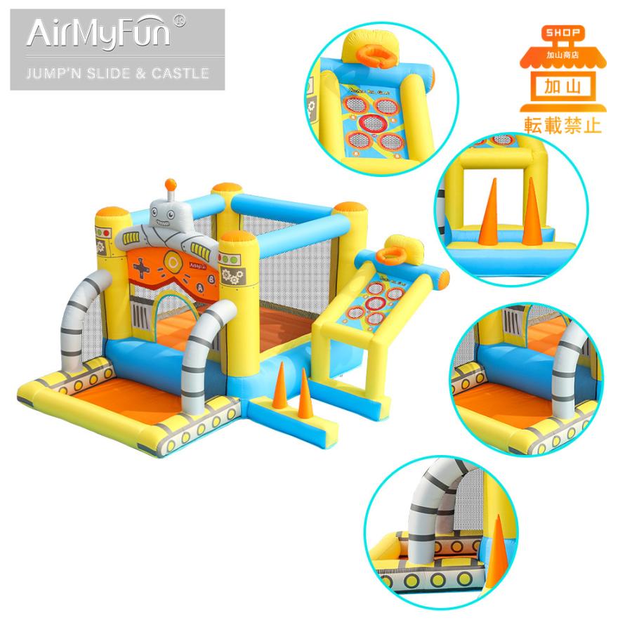 送料無料 HO!!PS プール 遊具 ビニールプール トランポリン 大型遊具 エア遊具 ウォータースライダー トレジャーアイランド 【Q4167671493】(24400円)