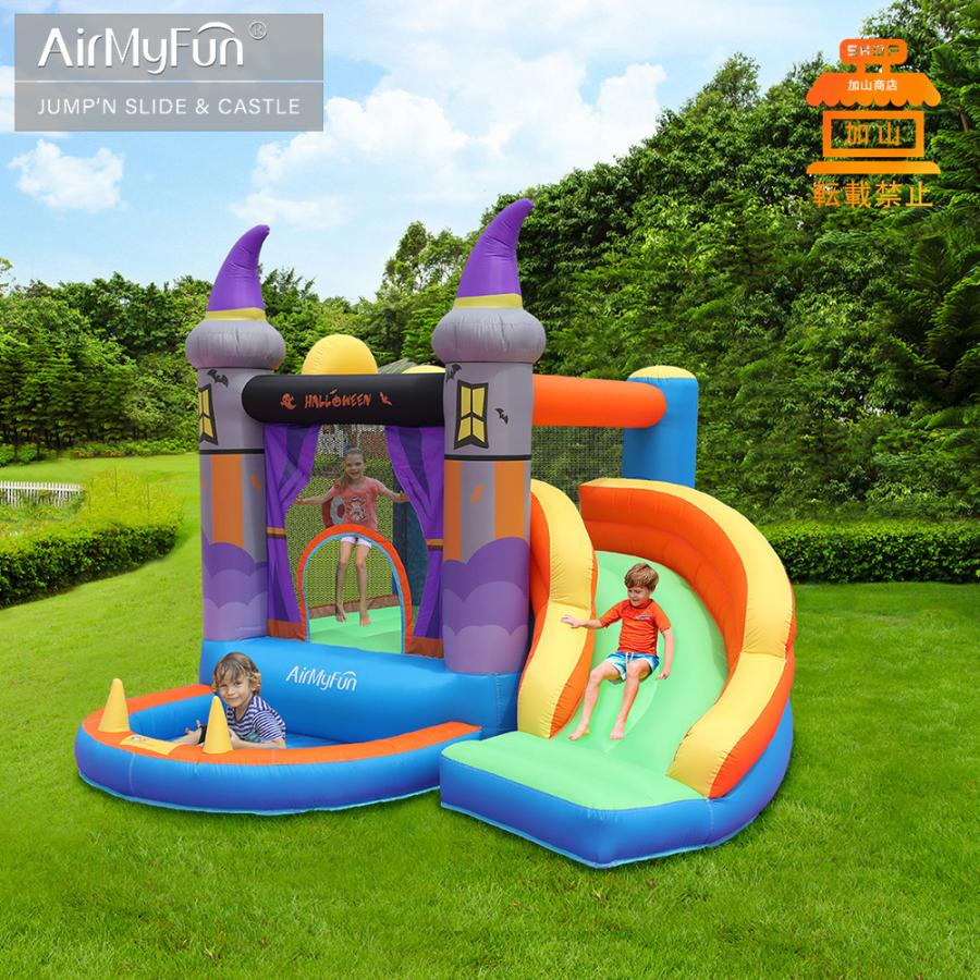 【美品】 HO!!PS プール 遊具 ビニールプール トランポリン 大型遊具 エア遊具 ウォータースライダー トレジャーアイランド 【ZYX6791888667】(24472円)