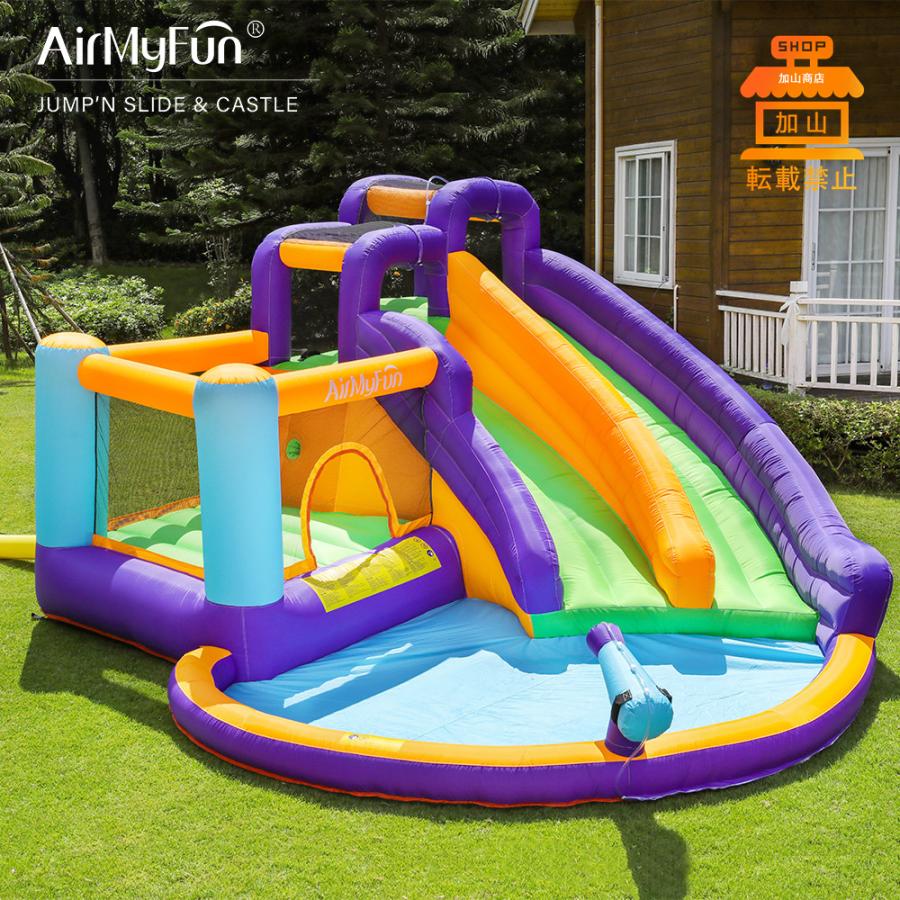 【公式】 HO!!PS プール 遊具 ビニールプール トランポリン 大型遊具 エア遊具 ウォータースライダー トレジャーアイランド 【8356085900】(30108円)