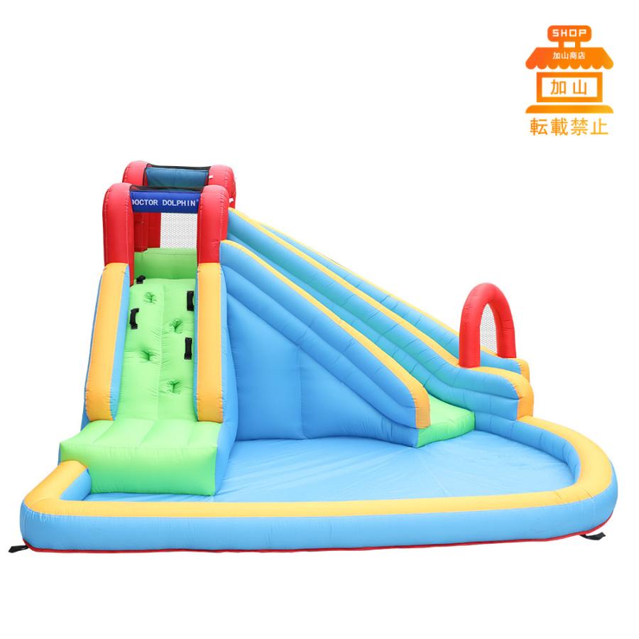 海外品 HO!!PS プール 遊具 ビニールプール トランポリン 大型遊具 エア遊具 ウォータースライダー トレジャーアイランド 【9624948686】(34680円)