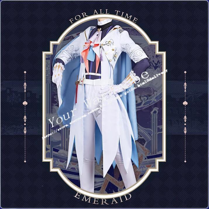 時空の絵旅人 For All Time 風 Emerald ヨウケン コスプレ衣装 文化祭 クリスマス ハロウィン 
