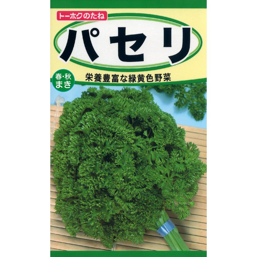 トーホクの種 パセリ 栄養豊富な緑黄色野菜 内容量5ml : 時計と雑貨の