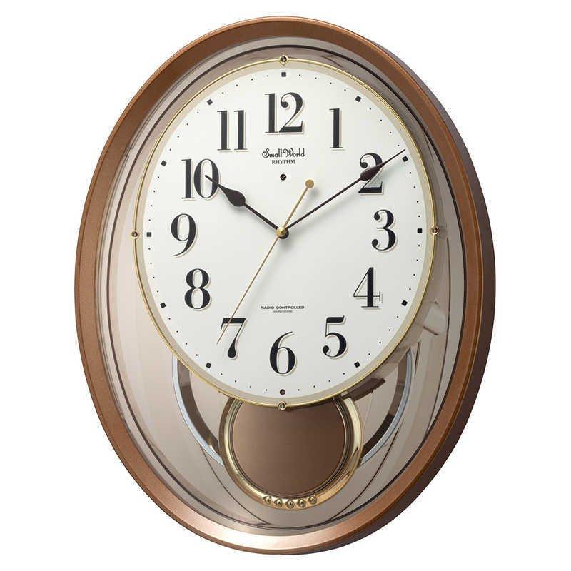 RHYTHM RHYTHM(リズム) 振り子時計 スモールワールド 掛け時計