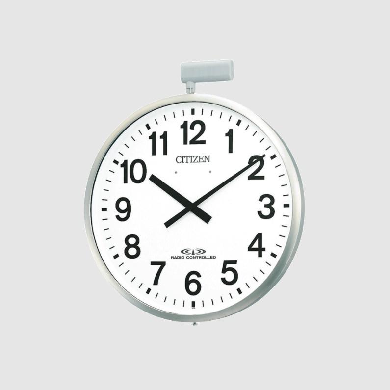 【新品未使用品】【即発送可】シチズン屋外クロック　4MY611-B19 電波時計 RHYTHM CITIZEN(シチズン) 屋外用 電波掛時計 JIS防雨型 4MY611-B19
