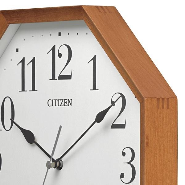 CITIZEN（シチズン） スタンダード 木枠 電波掛時計 8MY531-006 : 時計 
