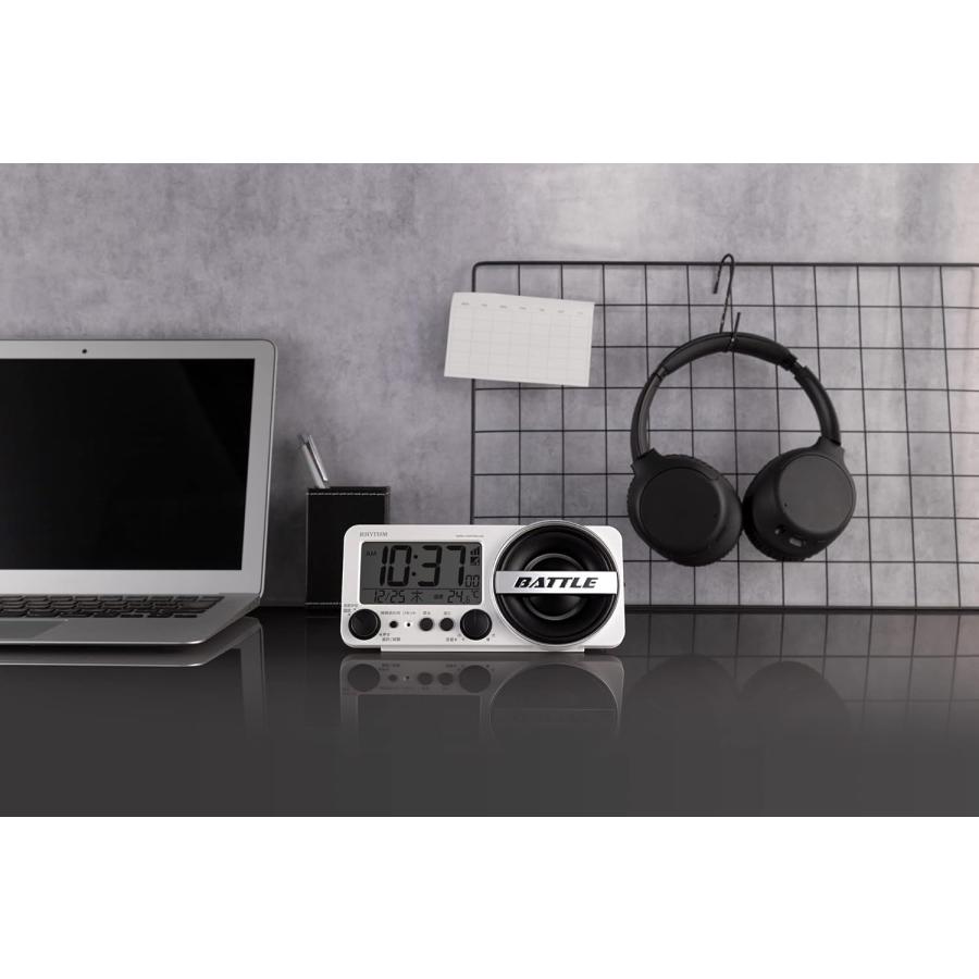 RHYTHM リズム(RHYTHM) 大音量目覚まし電波時計 フィットウェーブ