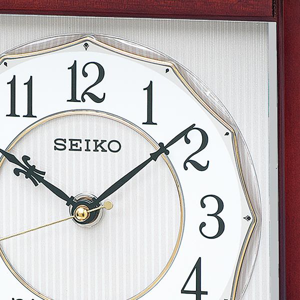 SEIKO 木枠 電波 置時計 BY242B : 時計と雑貨のお店 Re-NET - 通販