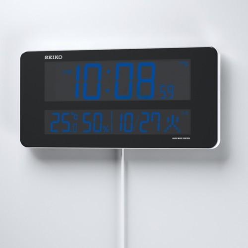 SEIKO セイコー C3 series カラーLED表示 電波 デジタルクロック