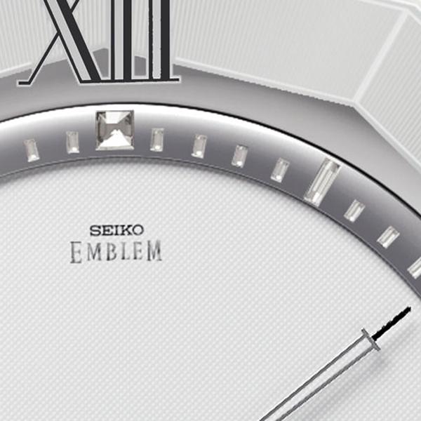 SEIKO EMBLEM セイコーエムブレム 衛星電波掛け時計 HS555S : 時計と