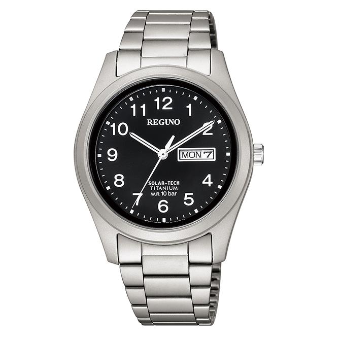 REGUNO km1-415-53ソーラー時計 REGUNO（CITIZEN） CITIZEN シチズン REGUNO メンズ スタンダード