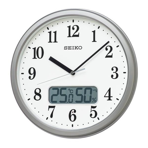 SEIKO 超激安特価 高質 液晶表示付き 電波掛時計 KX244S