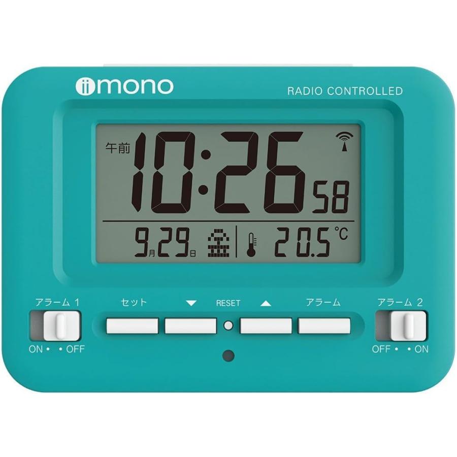 多機能デジタル電波目覚まし時計 iimono ROC01 |  | 02