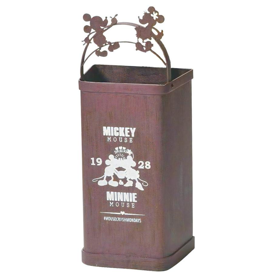 セトクラフト ディズニー ミッキー＆ミニー 傘立て SD-6052-BR : 時計