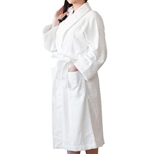 ブルーム 今治産 蛍光染料不使用 Scene 日本 今治 A B003vwxyny 2403 ブルーム シーン ホテルタイプ バスローブ キッチン 日用品 文具 男女兼用 蛍光染料不使用 エンゼル糸 認定タグ付き 今治タオル ホワイト Lサイズ 日本製 Replay A B003vwxyny 2403 軽量