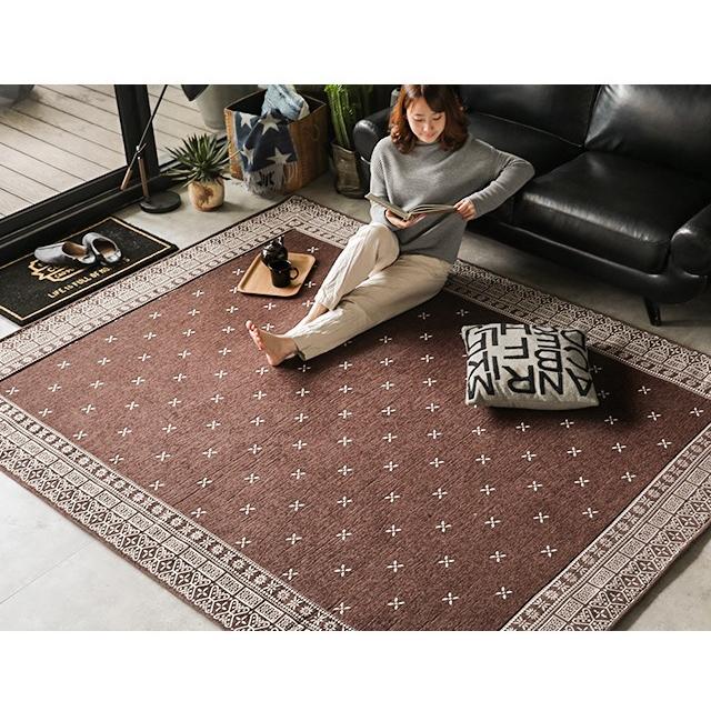 ヴィンテージ　キリストの肖像ラグ 洗濯済み 楽天市場】ラグマット おしゃれ 洗える ヴィンテージ風 ブハラ 5