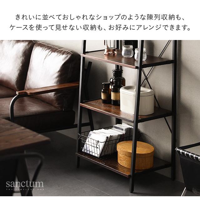 スチールラック 4段 送料無料 幅60cm おしゃれ オープンラック スチール棚 オープンシェルフ 木製ラック 木製シェルフ ウッドラック 収納棚 |  | 07