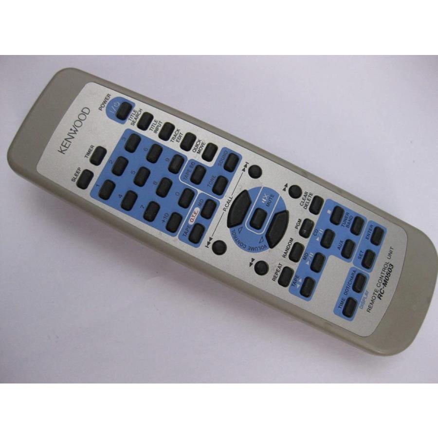 在庫限り 中古 ケンウッド オーディオリモコン RC-M0503 2002 ケンウッド オ-ディオリモコン RC-M0706