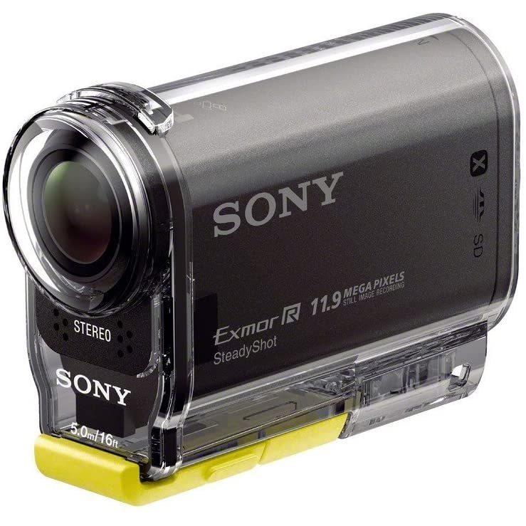 世界的に (中古)SONY ビデオカメラ HDR- ウォータープルーフケース付 AS30V アクションカム その他カメラアクセサリー