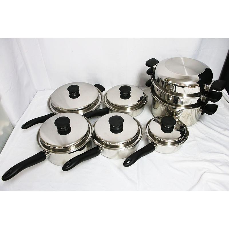 新古品 アムウェイ クイーン クックウェア 21ピースセット 現行 Amway