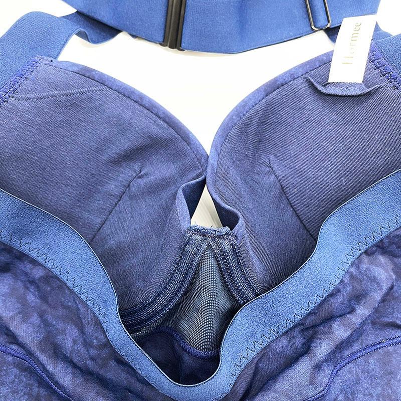 新古品 グラントイーワンズ ホルミーバンテージブラジャー ネイビー杢