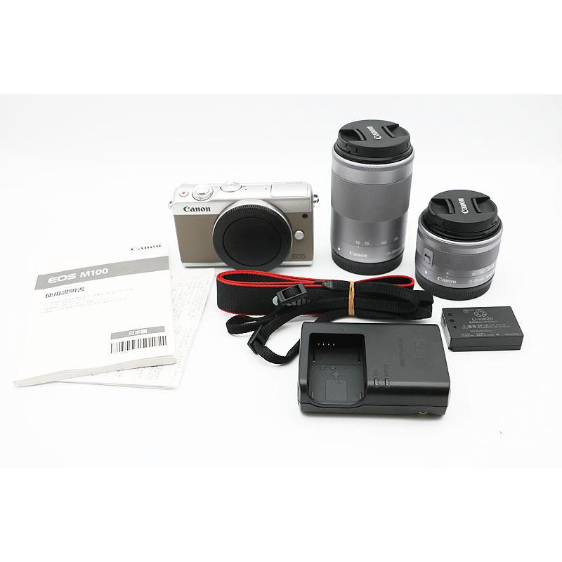 最大55%OFFクーポン Canon キャノン EOS M100 ダブルズームキット
