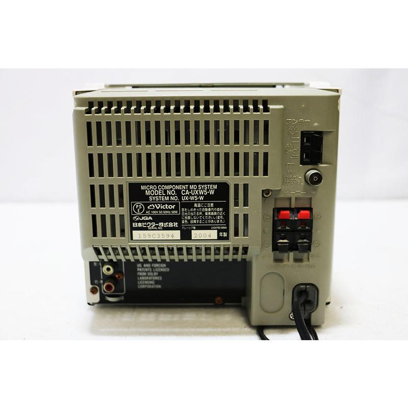 Victor（ビクター） UX-W5-W マイクロコンポーネントMDシステム 2004年