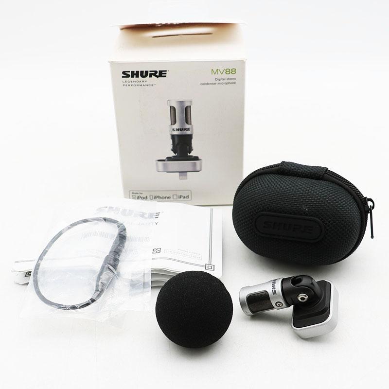 美品 SHURE シュア MV88 iosデバイス用デジタルステレオコンデンサー 