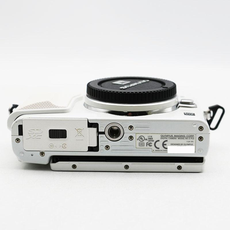 OLYMPUS - 【中古美品】OLYMPUS(オリンパス)E-PL6 ダブルズームキット ホワイト Amazon | OLYMPUS ミラーレス一眼 PEN Lite E-PL6 ダブルズーム