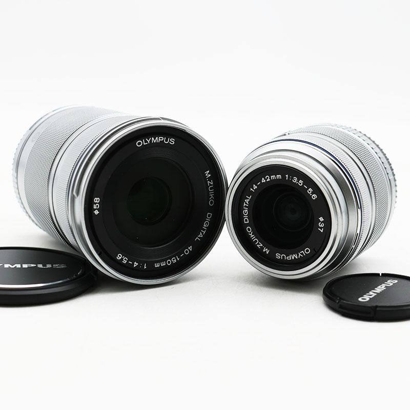 【美品】オリンパス OLYMPUS E-PL6 ダブル ホワイト オリンパス OLYMPUS PEN Lite E-PL6 ダブルズームキット