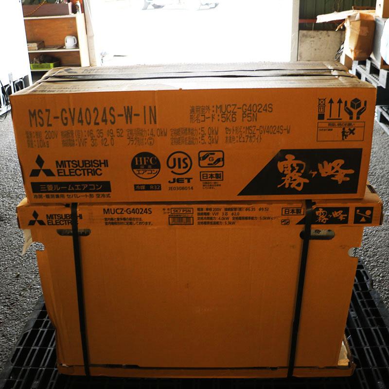 霧ヶ峰 新品未使用 三菱 エアコン MSZ-GV4024S-W ピュアホワイト 