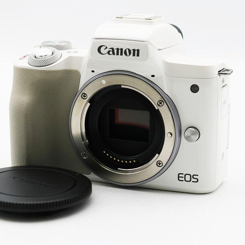 キヤノン Canon キャノン EOS Kiss M（ホワイト）・EF-M15-45 IS