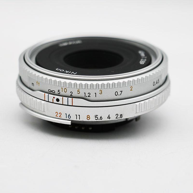 ニコン Nikon AI NIKKOR 45mm F2.8Pシルバー 中古良品
