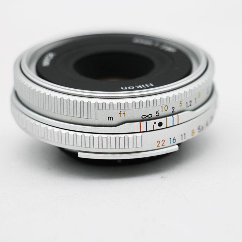 Nikon - 【中古】(ニコン) Nikon AI 45/F2.8 P シルバー ニコン Nikon AI NIKKOR 45mm F2.8Pシルバー 中古良品