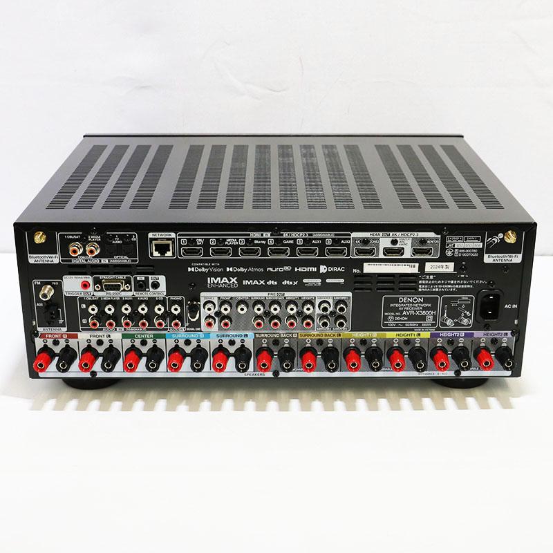 DENON（デノン） 美品 INTEGRATED NETWORK AV RECEIVER AVR-X3800H 9.4