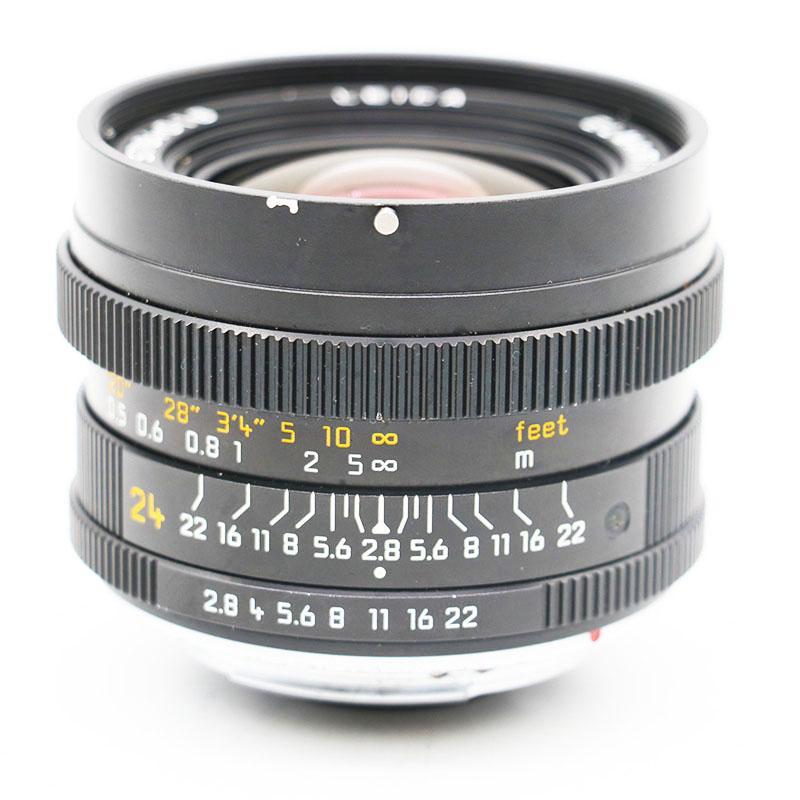 【中古】(ライカ) Leica ELMARIT-R 24/2.8 3CAM ライカ（Leica） ELMARIT-R F2.8/24 エルマリート 中古良品
