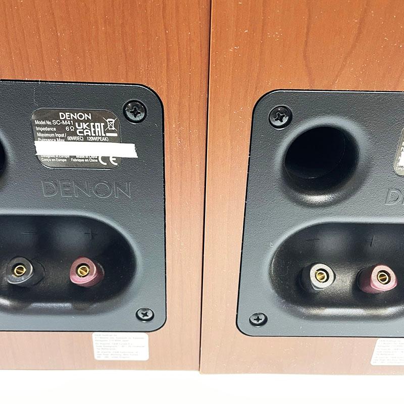 DENON SC-M41　スピーカー 2個セット　美品 DENON（デノン） 美品 2ウェイ・2スピーカー・バスレフ型 SC-M41