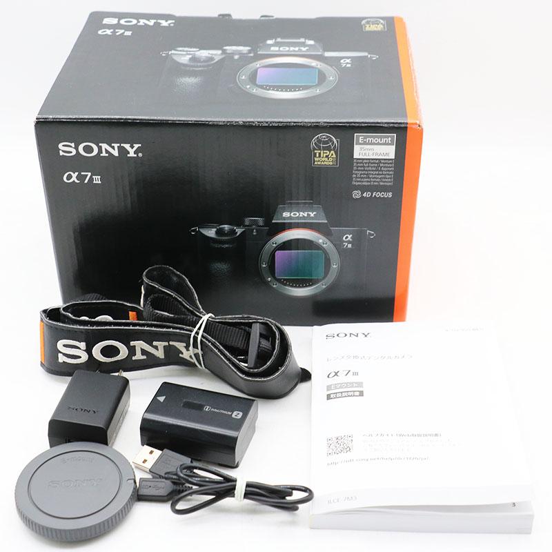 SONY（ソニー） α7III ILCE-7M3 ボディ ブラック デジタル一眼カメラ