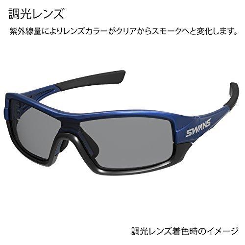 SWANS(スワンズ) スポーツ 調光 サングラス ストリックス アイ 紫外線で色が変わる STRIX I-0066 MEBL ダークメタリ スワンズ スポーツ 調光 サングラス ストリックス アイ 紫外線で色が変わる STRIX MEBL ダークメタリ