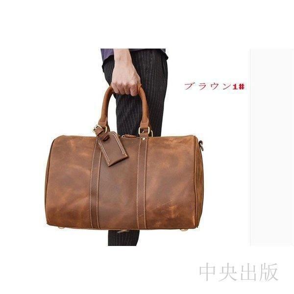 ボストンバッグ レディースファッション メンズ 本革 レザー 大容量 2way 機内持ち込み 本革 イタリア産厚手牛革 376 ショルダーストラップ付き トラベルバッグ 底鋲付き 超耐久 ゴルフ ショルダーストラップ付き Re Ghed レーちゃん