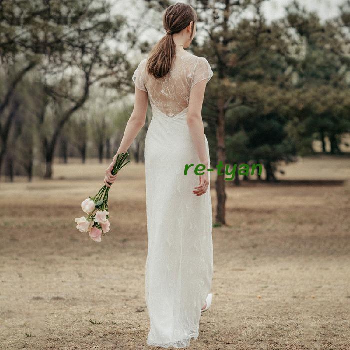 ウエディングドレス 二次会 花嫁 白ワンピース フォトウェディング リゾートブライダル 撮影 海外挙式ビーチフォト春秋披露宴前撮り後撮りカジュアル ナチュラル Z5dress175 レーちゃん 通販 Yahoo ショッピング