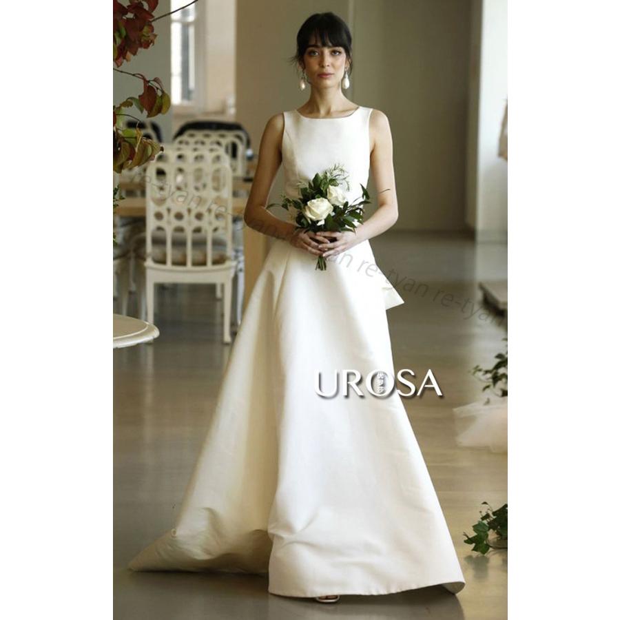 ウエディングドレスノースリーブ 結婚式ドレス 白 二次会 安い エンパイア 花嫁 フォトウエディング ビーチフォト 前撮り 後撮り 披露宴 トレーンドレス Aライン Z5dress274 レーちゃん 通販 Yahoo ショッピング