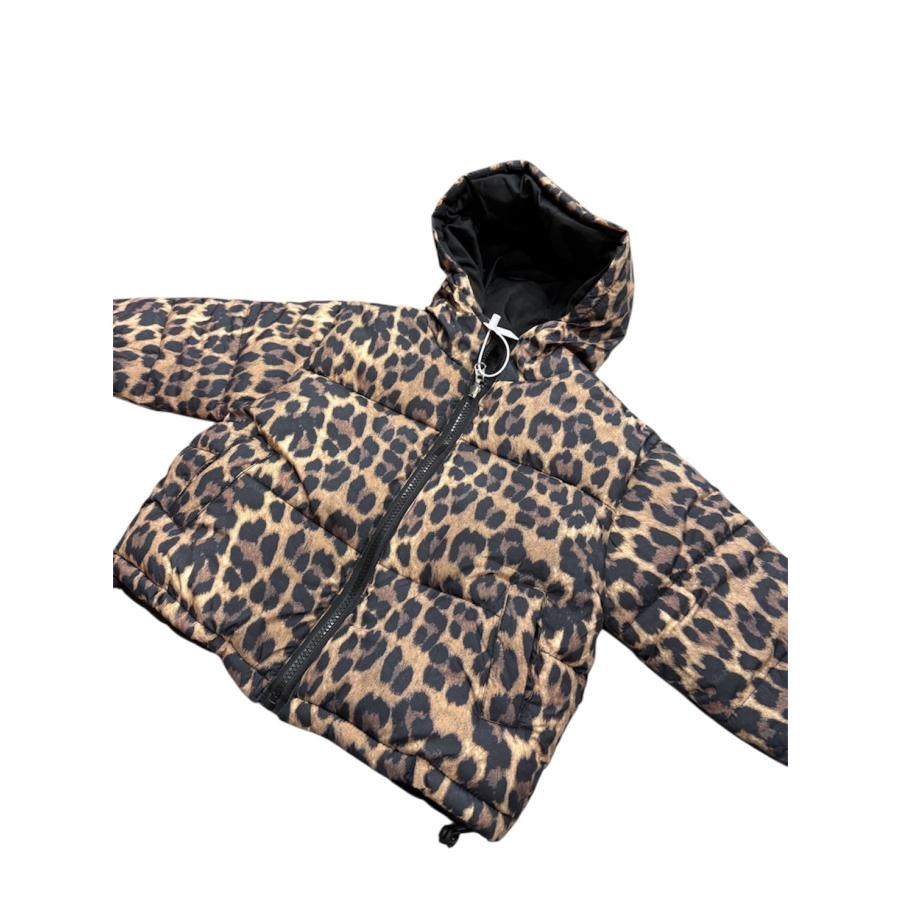 送料無料 ヒョウ柄 アニマル柄 レオパード アウター フード付 親子お揃い リンクコーデ |  | 01