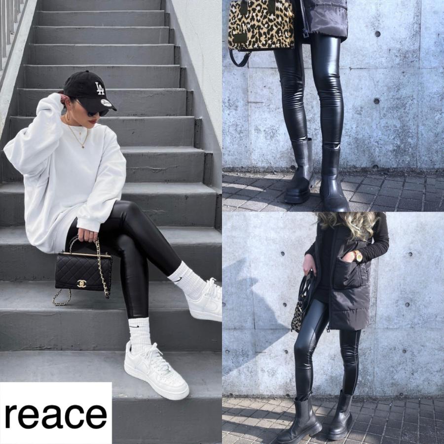 合皮レギンス フェイクレザー レギパン レギンス レザーレギンス