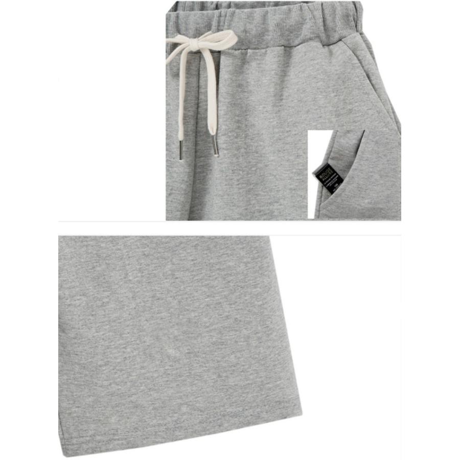 新品タグ付き⭐️2050AW新作⭐️ グレーハーフパンツ ハーフパンツ スウェットパンツ グレー ブラック 短いパンツ