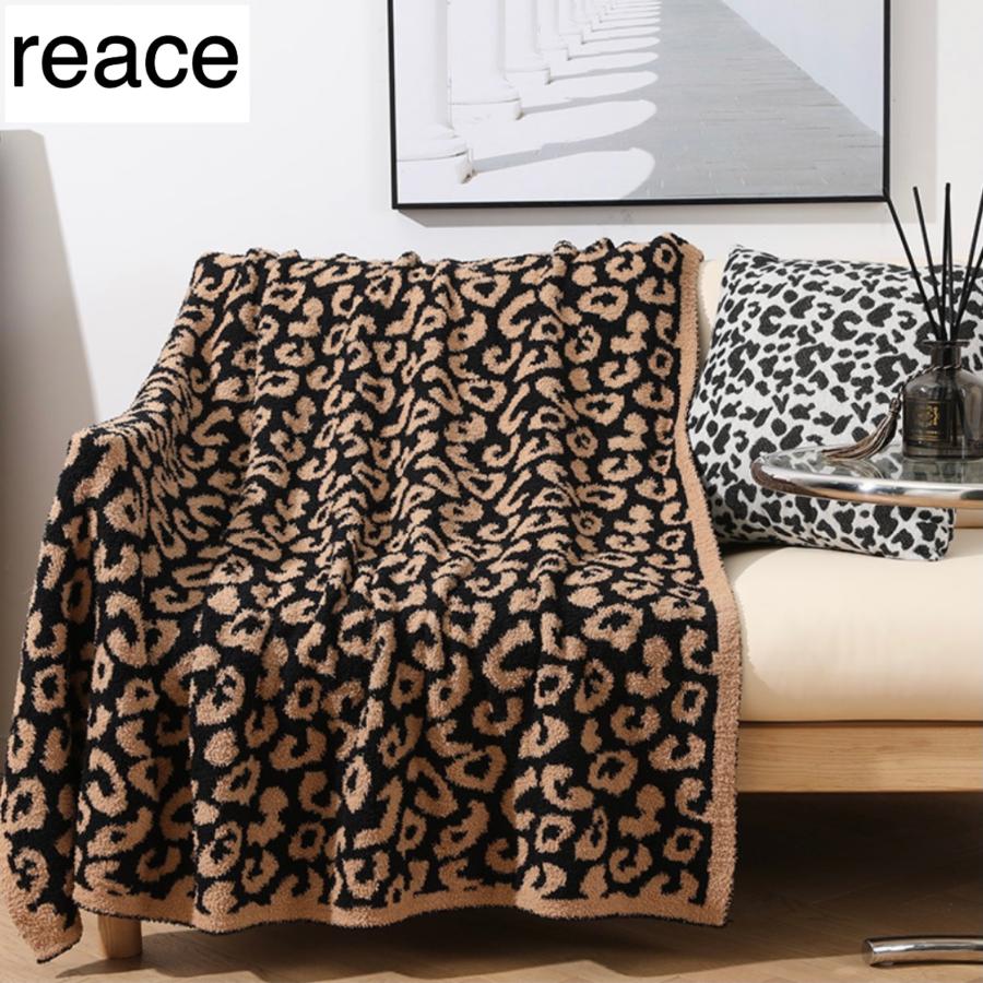 【新品】The Letters ヒョウ柄 ブランケット 新品】The Letters ヒョウ柄 ブランケット